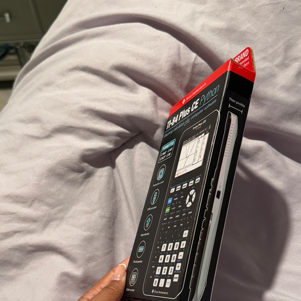 Texas Instruments TI-84 Plus CE Python Graphing Calculator - Black - Picture 5 of 6